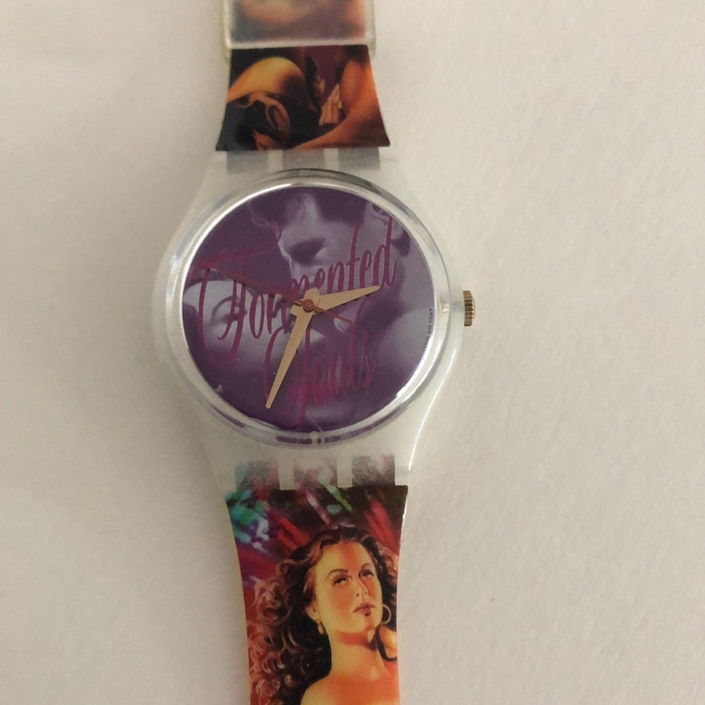 NEW Swatch Watch Gent Tormented Souls GW118 1998